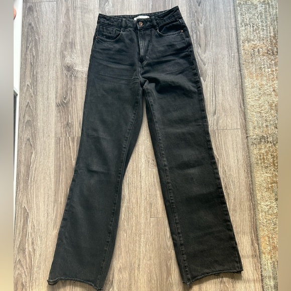 Zara Wide Leg Jeans Size 4 - Picture 2 of 8